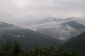 Looking over the Trongsa Valley